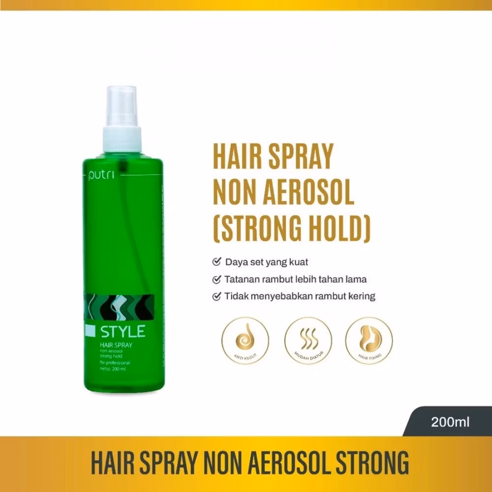 Putri Style Hair Spray Non Aerosol Strong Hold 200ml