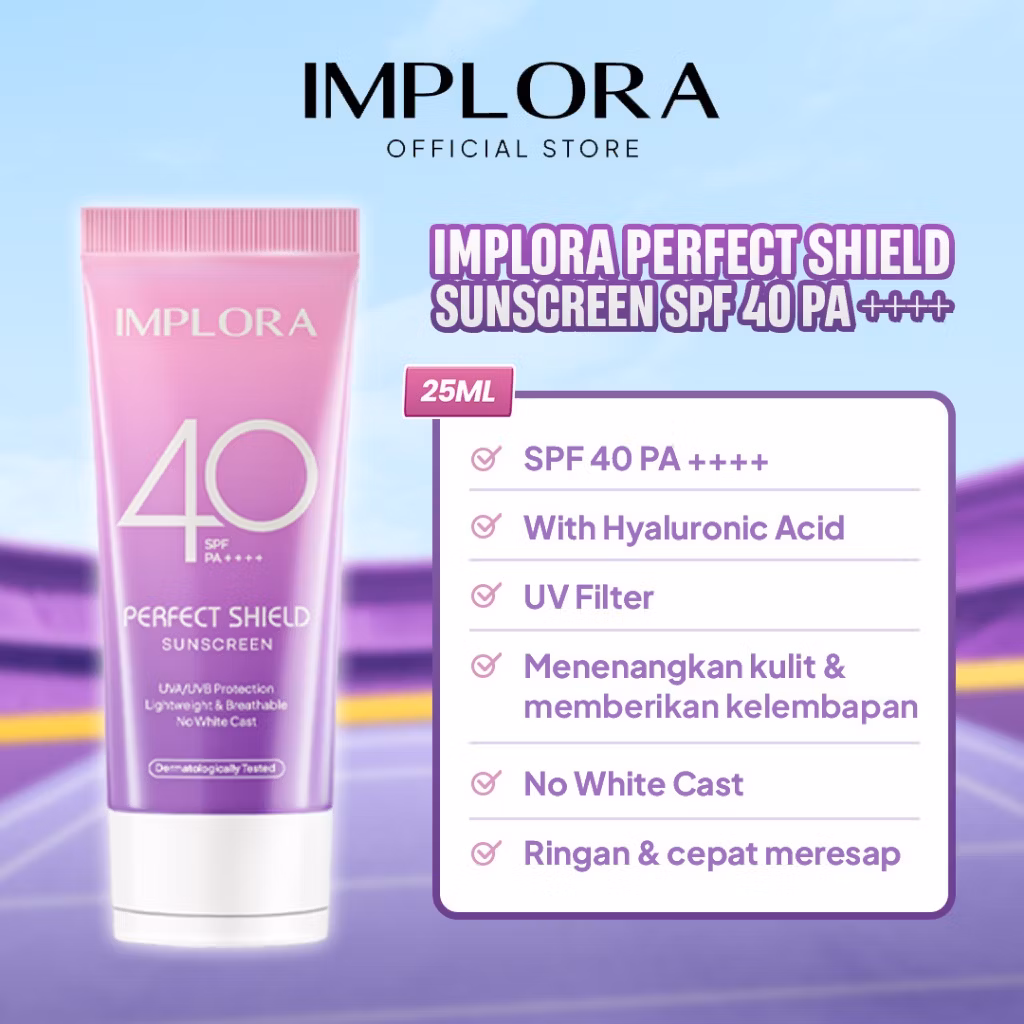 Implora Perfect Shield Sunscreen SPF 40 25ml
