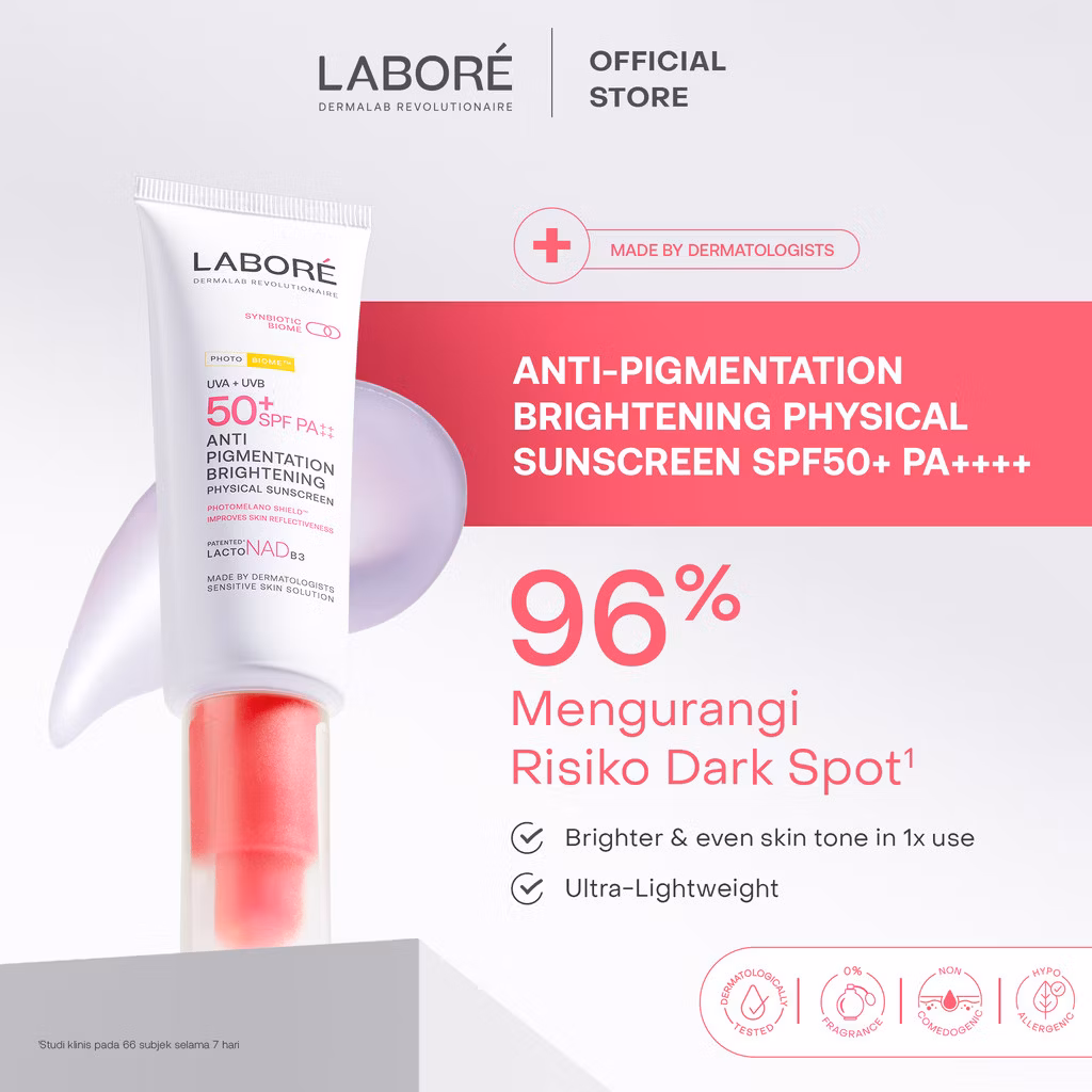 Labore Anti Pigmentation Brightening Physical Sunscreen 40ml