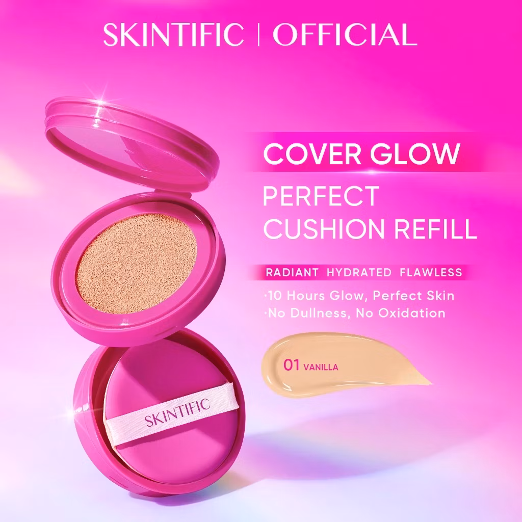 Skintific Refill Cover Glow Perfect Cushion 01 Vanilla