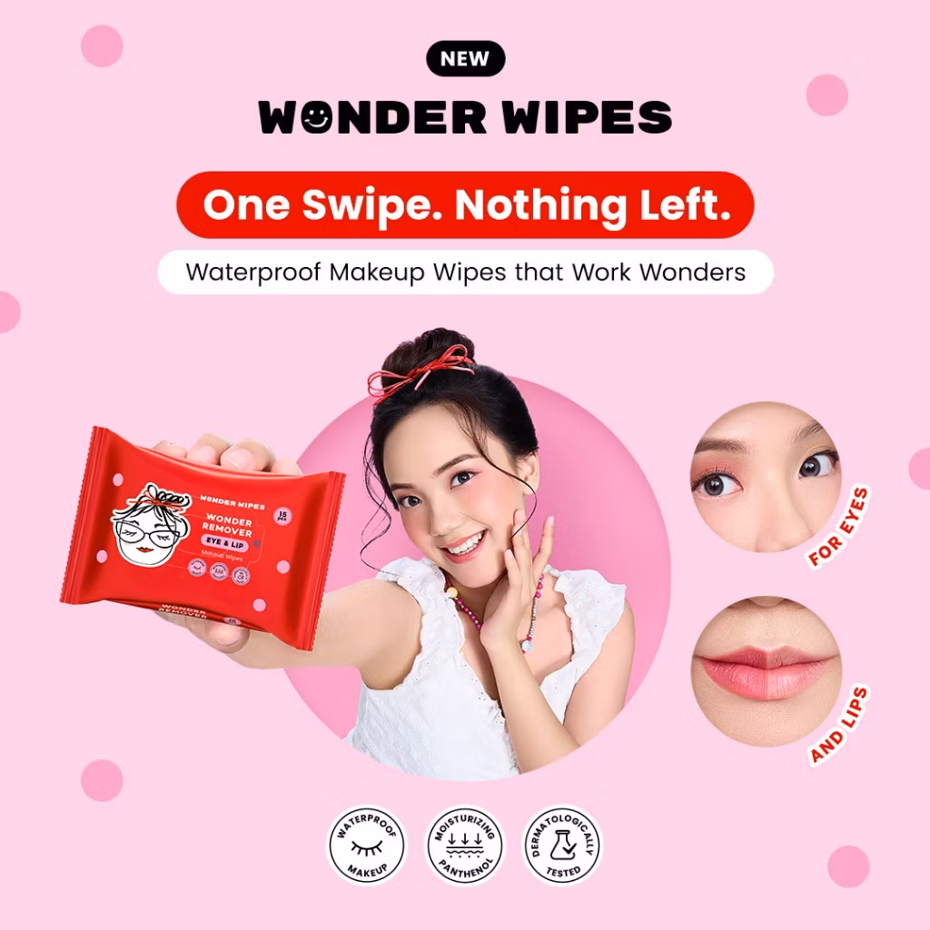 Wonder Wipes Remover Eye & Lip 15pcs