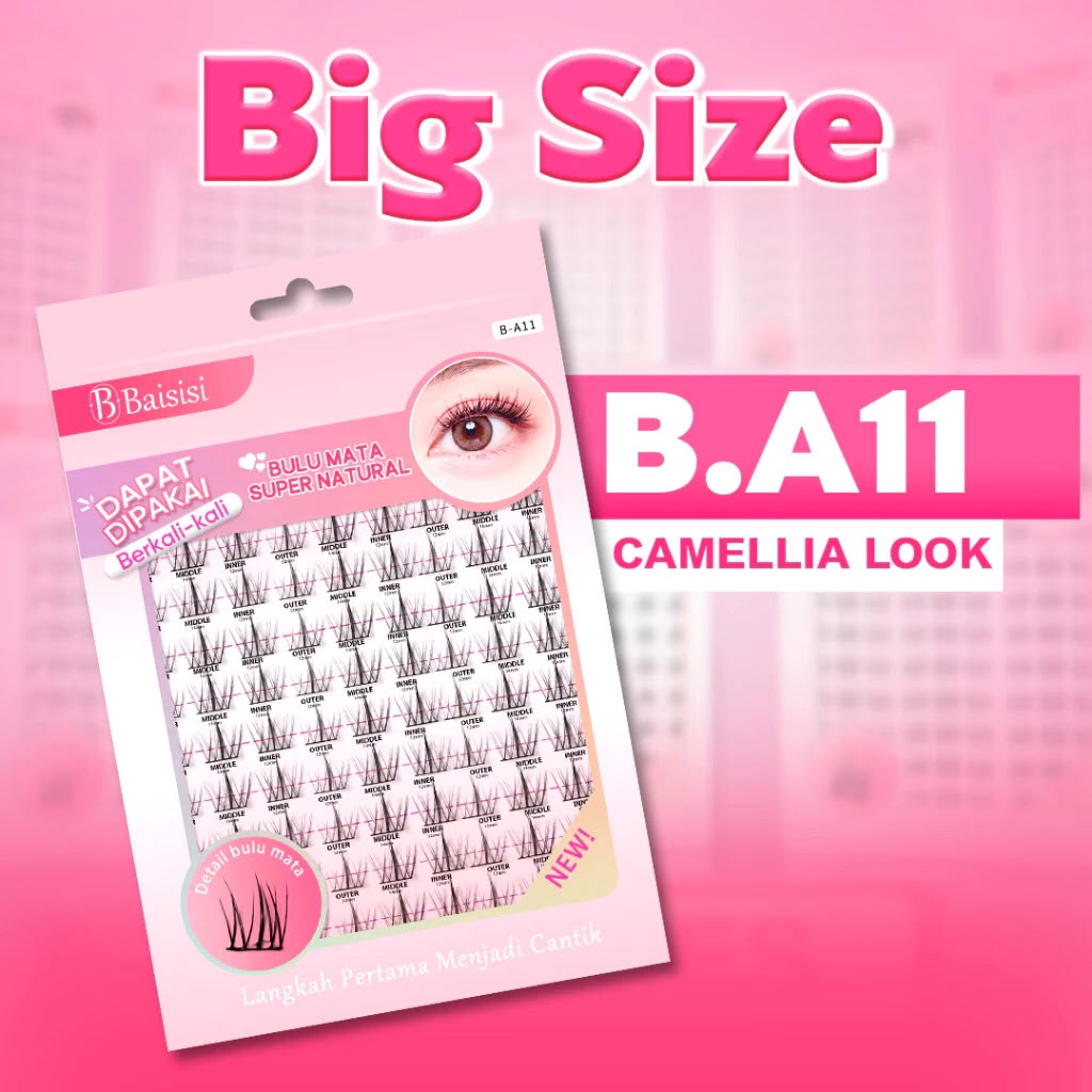 Baisisi B-A11 Fashion Eyelashes + Paket Lem