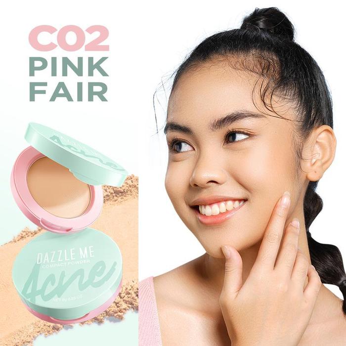 Dazzle me flawless flex compact powder shade C02 Pink Fair