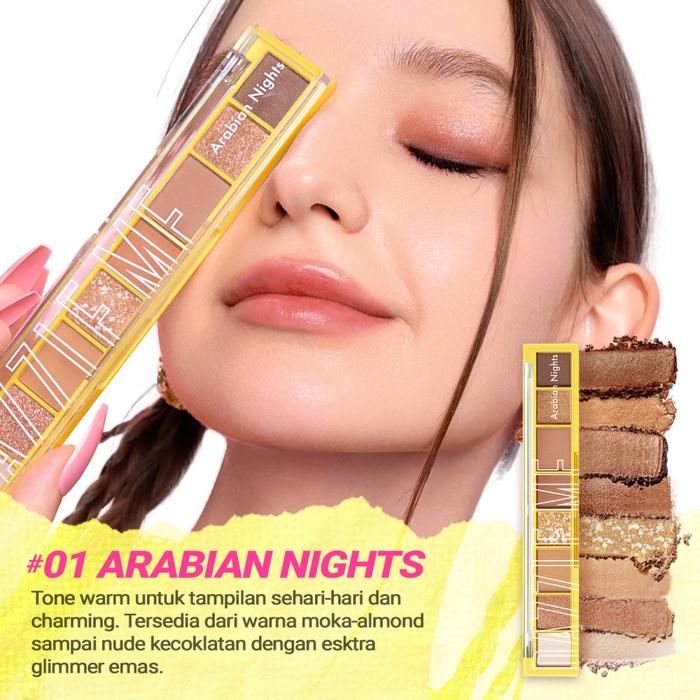 Dazzle me the world traveler eyeshadow palette 01 arabian night