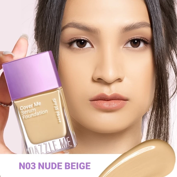 Dazzle Me Cover Me Serum Foundation Spf35Pa+++ 25Gr N03 Nude Beige