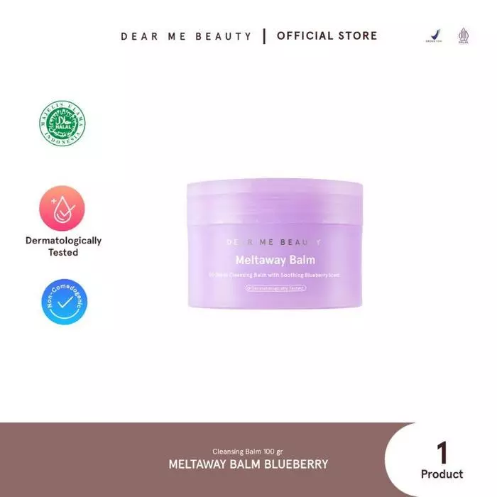 Dear Me Beauty 30 Seconds Meltaway Balm Blueberry