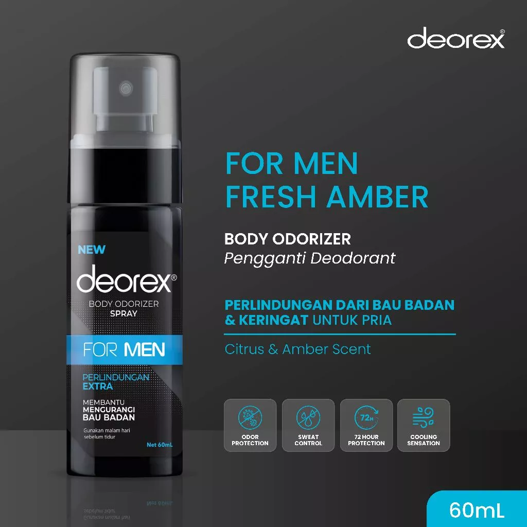 Deorex Body Odorizer Spray For Men 60ML