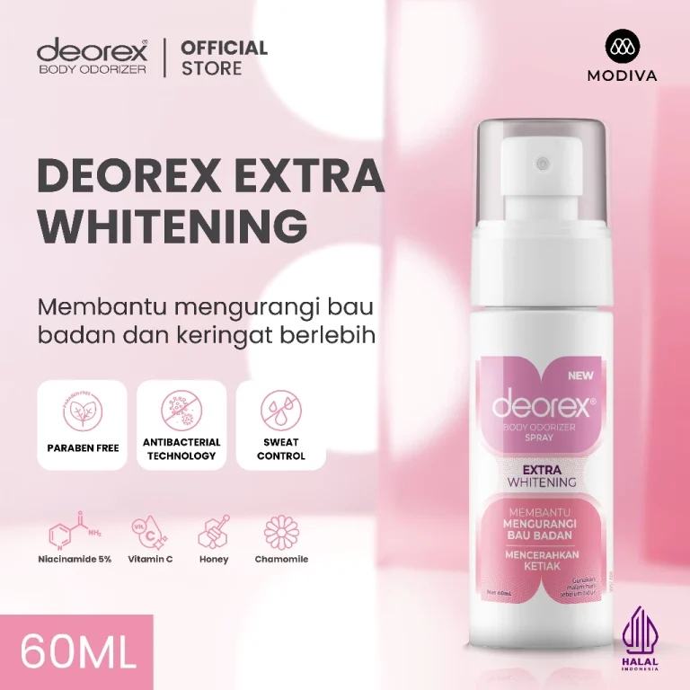Deorex Body Odorizer Spray Extra Whitening 60ML