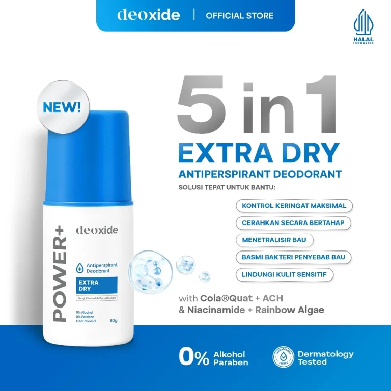 Deoxide Antiperspirant Deodorant Extra Dry 60g