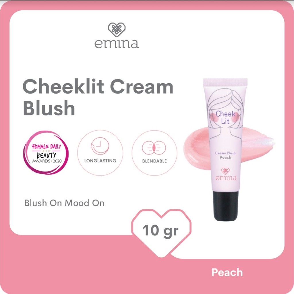 Emina Cheek Lit Cream Blush Peach 10 ml (Pc(s))