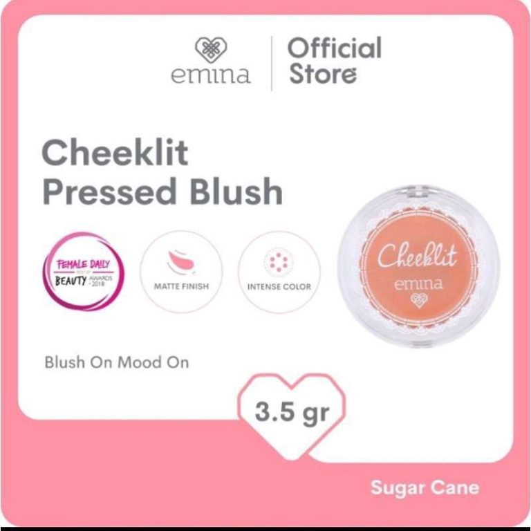 Emina Cheek Lit Pressed Blush Sugarcane 3.5 gr (Pc(s))