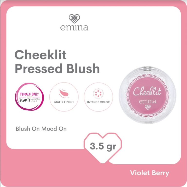 Emina Cheek Lit Pressed Blush Violet Berry 3.5 gr (Pc(s))