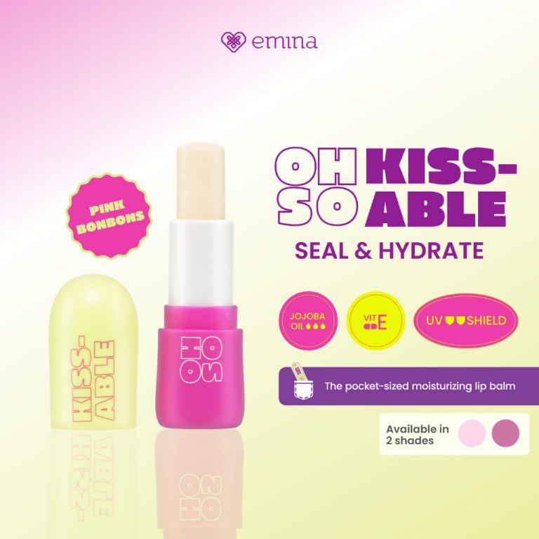Emina Oh So Kissable Tinted Balm Stick Pink Bonbons 3.4 g