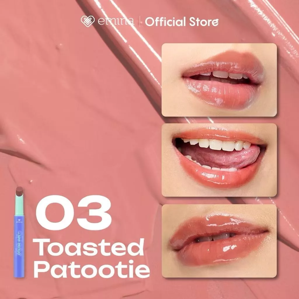 Emina Hyalupeptide Color Melt Balm 03 Toasted Potatootie