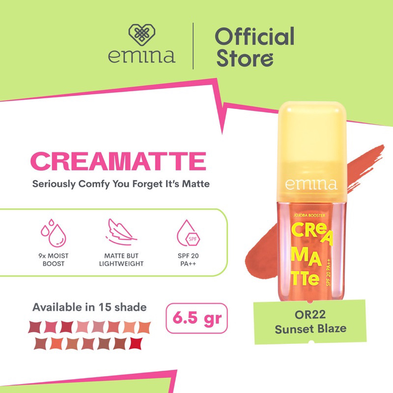 Emina Creamatte OR22 Sunset Blaze