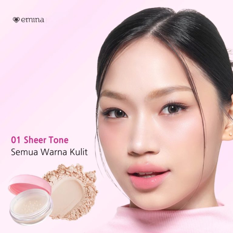 Emina Glow Fixer Blur Powder 01 Sheer Tone 8gr