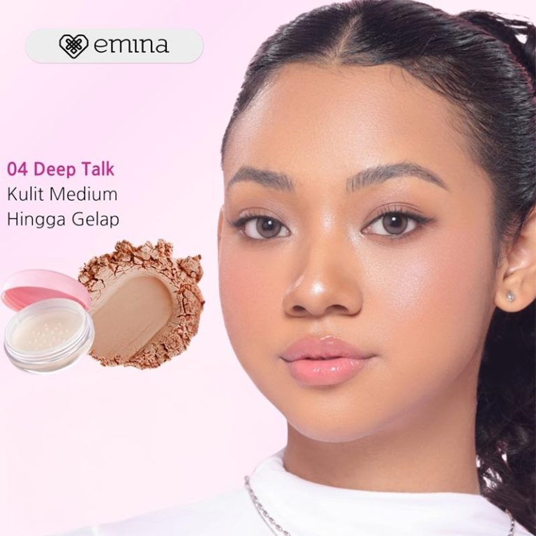 Emina Glow Fixer Blur Powder 04 Deep Talk 8gr