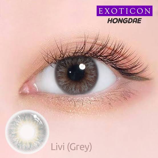 Softlens Hongdae By Exoticon Livi (Grey)