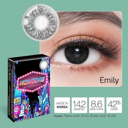 Softlens Hongdae By Exoticon Emily (Black)