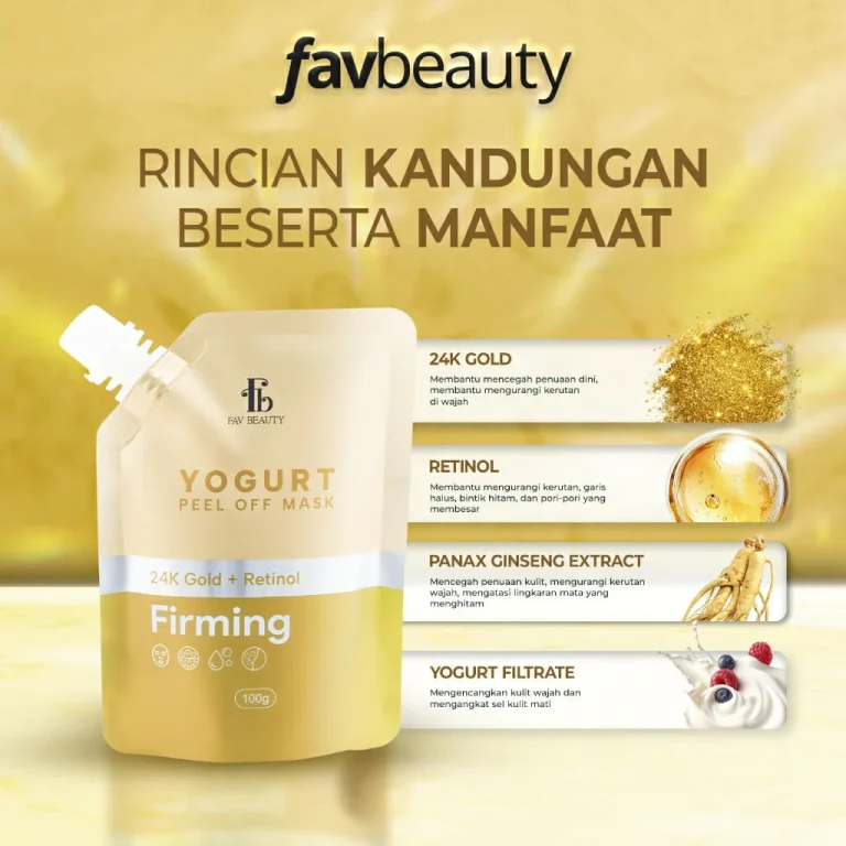 Favbeauty Yogurt Peel Off Mask Firming 100g