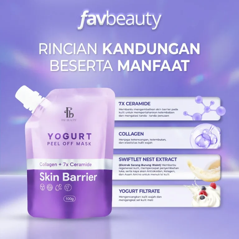 Favbeauty Yogurt Peel Off Mask Skin Barrier 100g