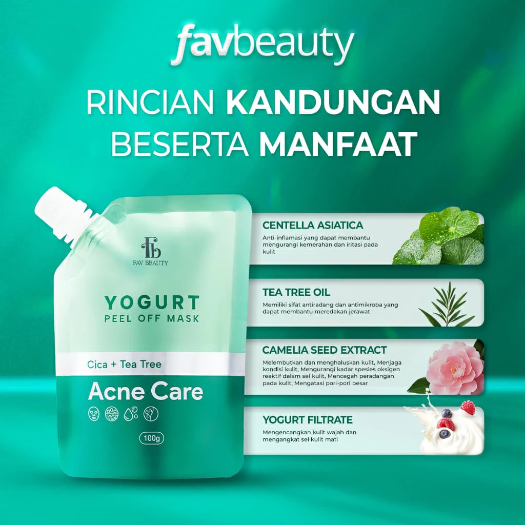 Favbeauty Yogurt Peel Off Mask Acne Care100g
