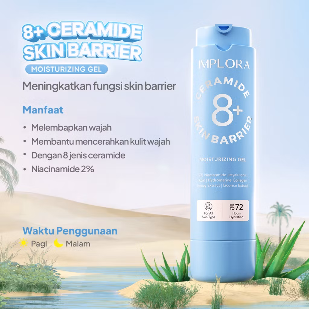 Implora skin barier moisturizing gel