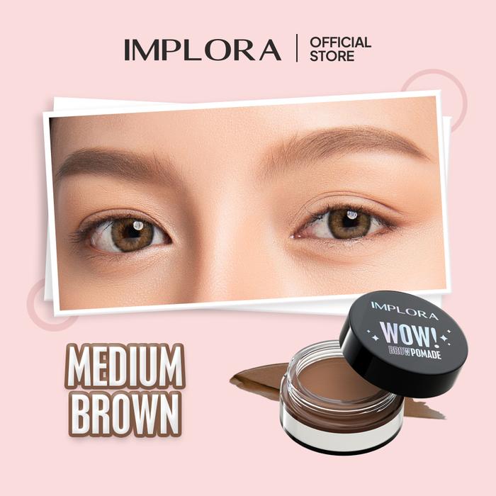 Implora WOW Brow Pomade Medium Brown