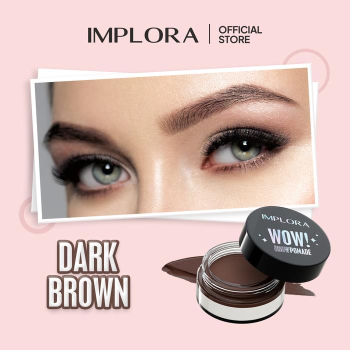 Implora WOW Brow Pomade Dark Brown
