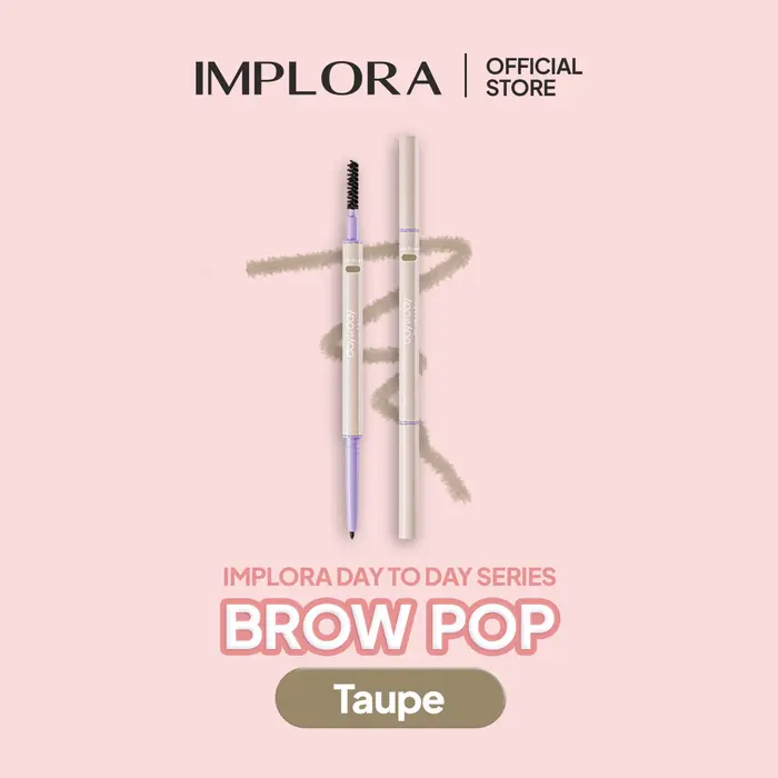 Implora Day2Day Brow Pop Pensil Alis Matic Taupe