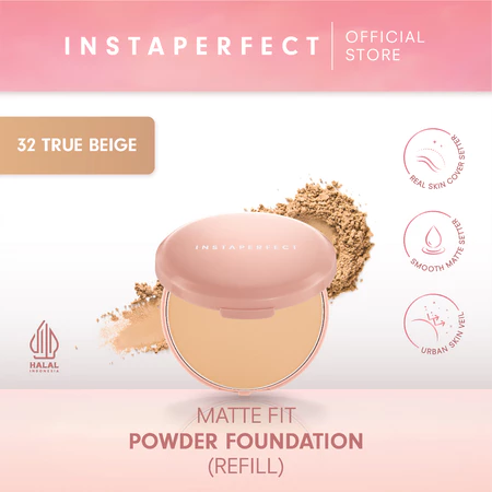 Instaperfect Matte Fit Powder Foundation Reffil 32 True Beige