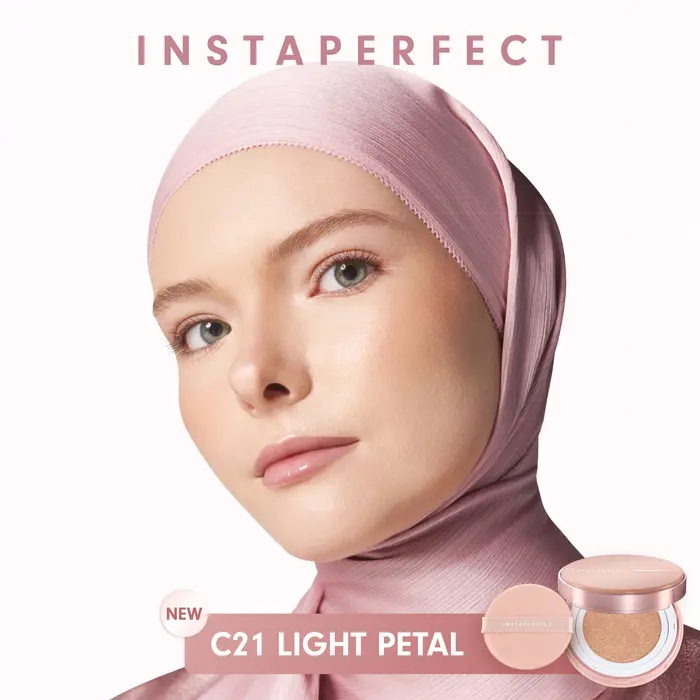 Instaperfect Skincover Air Cushion C21 Light Petal 11g (REVAMP)