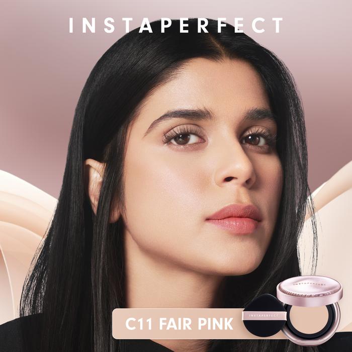 Instaperfect Skin Glow Cover Mesh Cushion C11 Fair Pink 15g