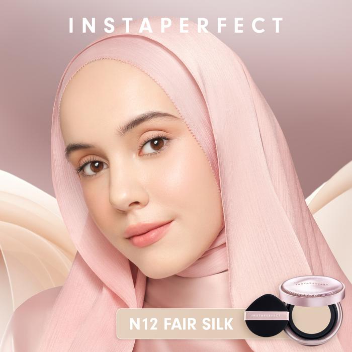 Instaperfect Skin Glow Cover Mesh Cushion N12 Fair Silk 15g