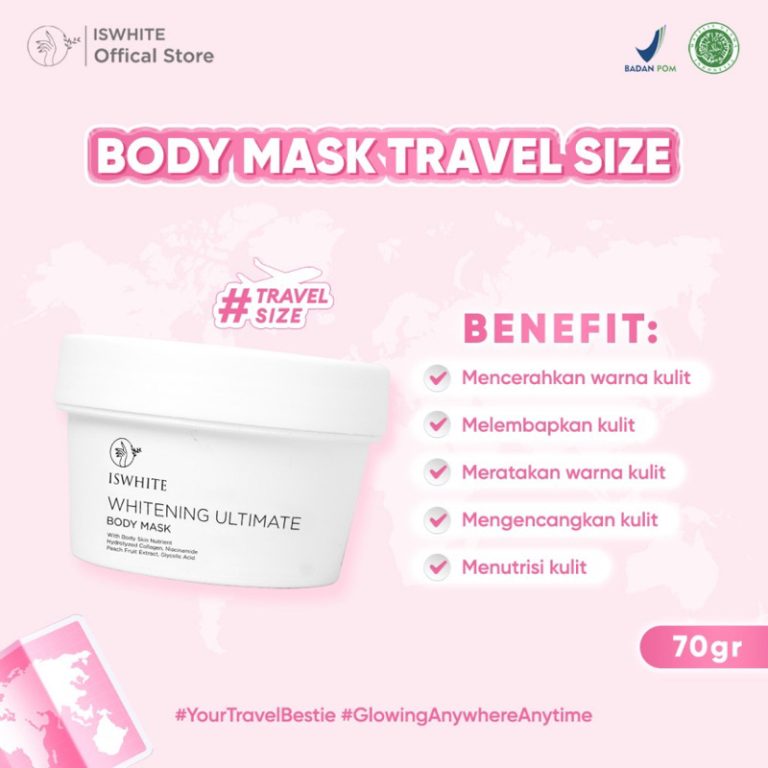 Iswhite Whitening Ultimate Body Mask 70gram