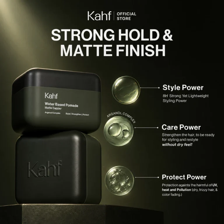 Kahf Water Based Pomade Matte Dapper 70g