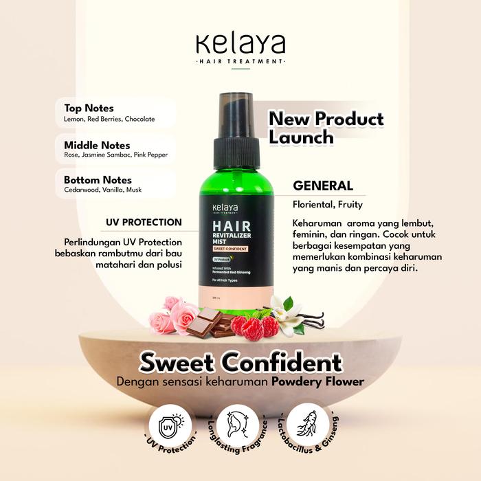 Kelaya Hair Revitalizer Mist Sweet Confident 100ml