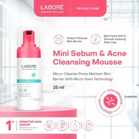 Labore AcnePro Biome Sebum & Acne Cleansing Mousse 25ml