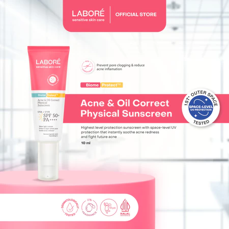 Labore Acne & Oil Correct Physical Sunscreen SPF 50 PA++++ 10ml