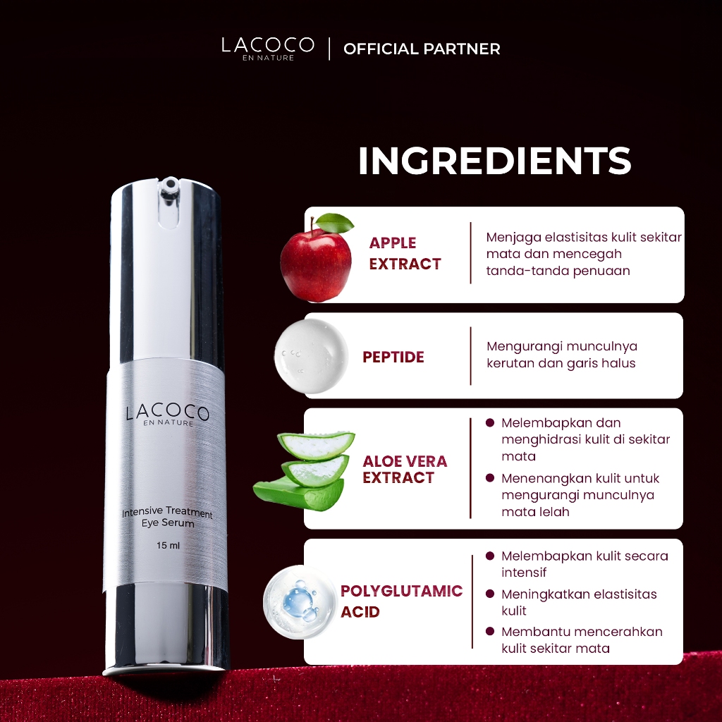 Lacoco Intensive Treatment Eye Serum 15 ml
