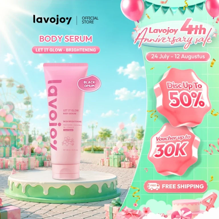Lavajoy Let It Glow Body Serum Black Opium180ml