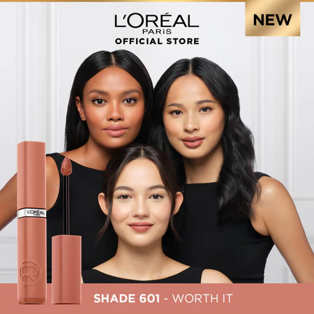 Loreal Infallible Matte Resistance 16H Liquid Lipstik 601 Worth IT