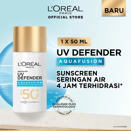 Loreal Paris UV Defender Aquafusion Daily Water Gel Sunscreen 50ml
