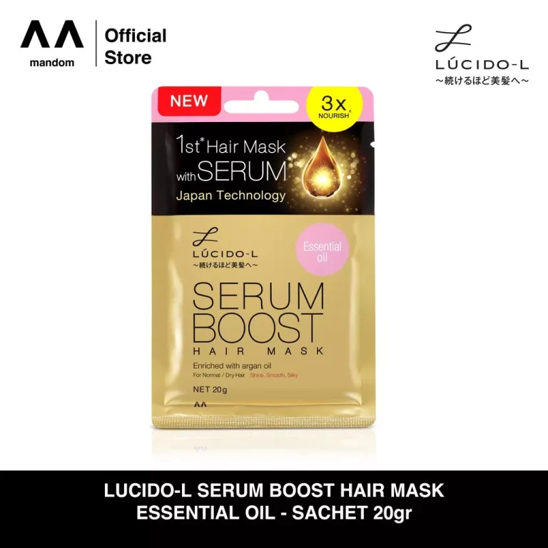 Lucido-L SErum boost Hair Mask KERATIN SACHET Essential Oil
