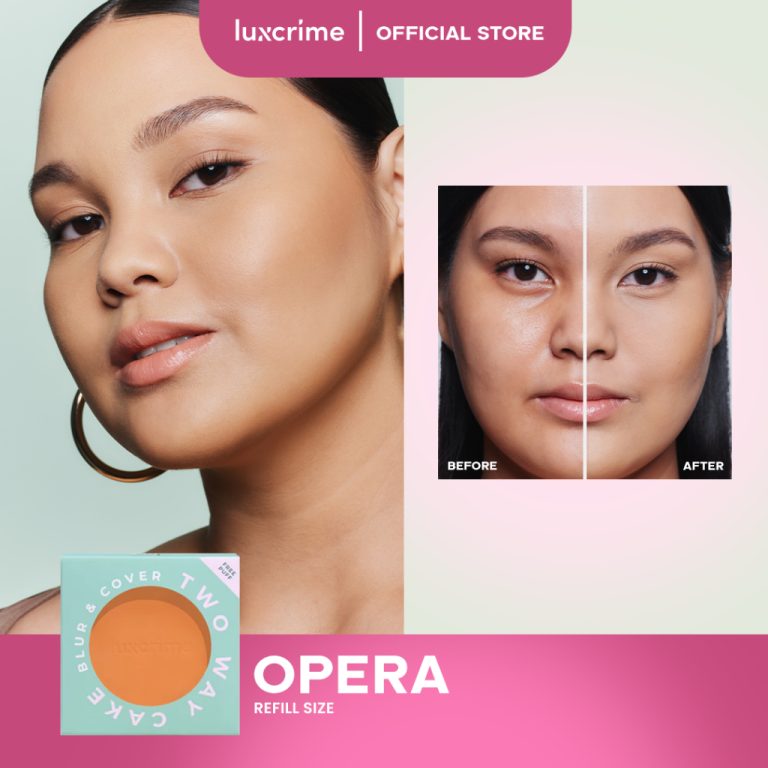Luxcrime Two Way Cake Oiol Control Refill Opera 8.5gr