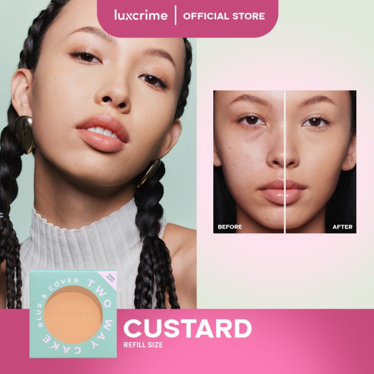 Luxcrime Two Way Cake Oiol Control Refill Custard8.5gr