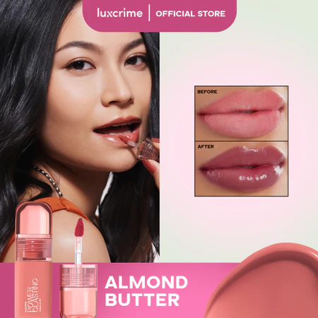 Luxcrime Power Glasting Tinted Lip Oil Almond Butter