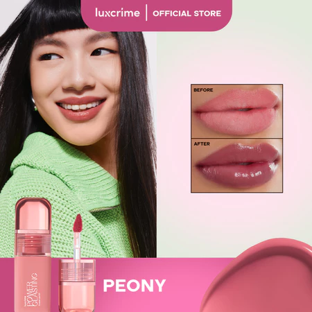 Luxcrime Power Glasting Tinted Lip Oil Peony