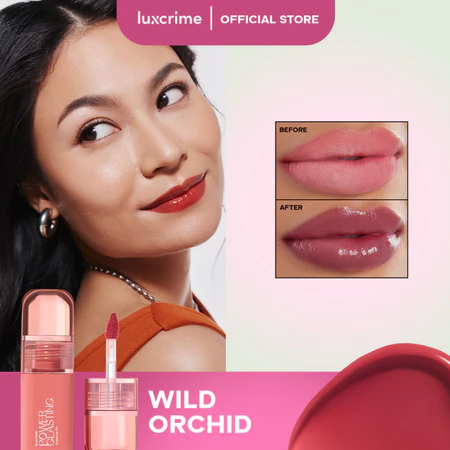 Luxcrime Power Glasting Tinted Lip Oil Wild Orchid