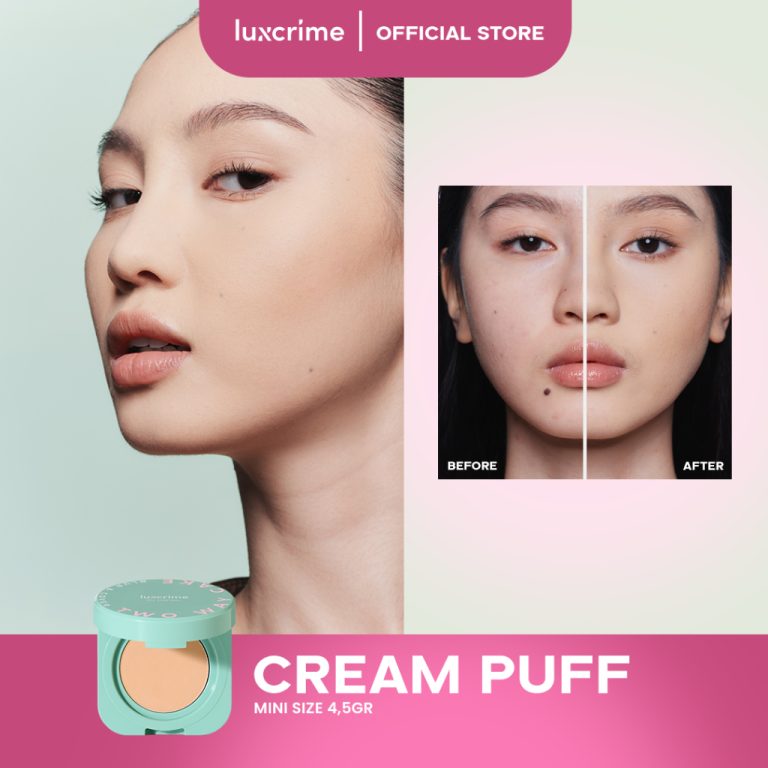 Luxcrime New OIl control TWC blur & cover 4.5 gr cream puff